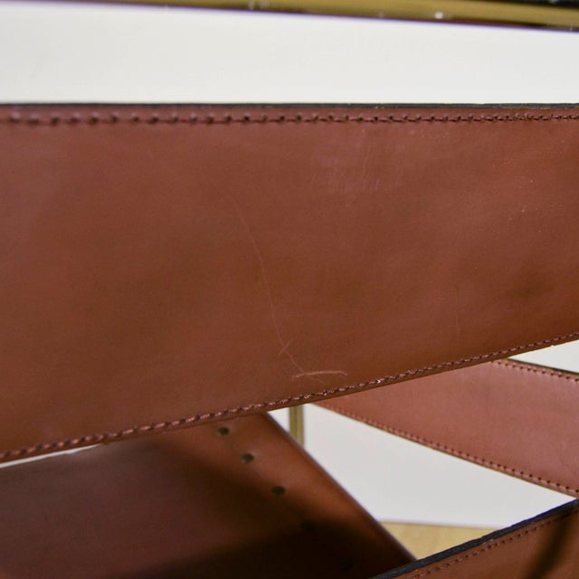 Model B3 Wassily Chair in Cognac Leather by M. Breuer for Knoll, 1940s For Sale - Image 9 of 18