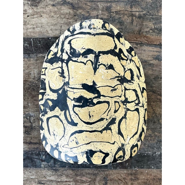 Vintage Italian Scagliola Pigmented Plaster Turtle Shell For Sale - Image 12 of 12