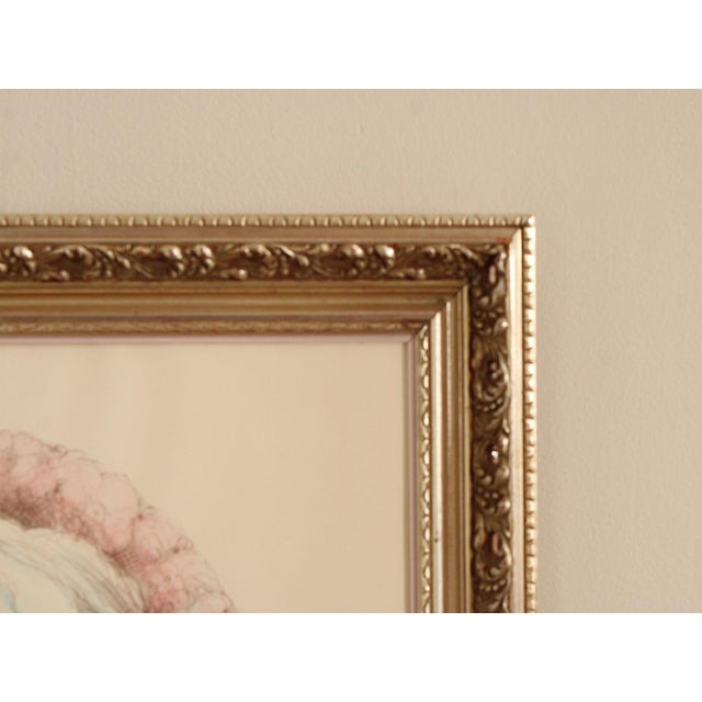 Mary Vickers Handcolored Lithograph, 'Golden Tresses' For Sale - Image 9 of 12