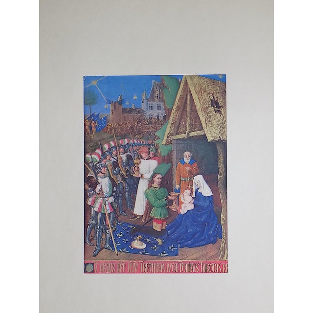 Vintage Mid 20th C. Ltd. Edition Verve Art Journal Book of Hours Lithographs - Set of 6 For Sale - Image 4 of 11