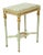 Antique Louis XVI Gilded Console Side Table in Green Marble, 1890s For Sale