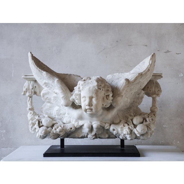Italian Artist, Statue of a Putto, 1600, Carrara Marble For Sale - Image 3 of 16