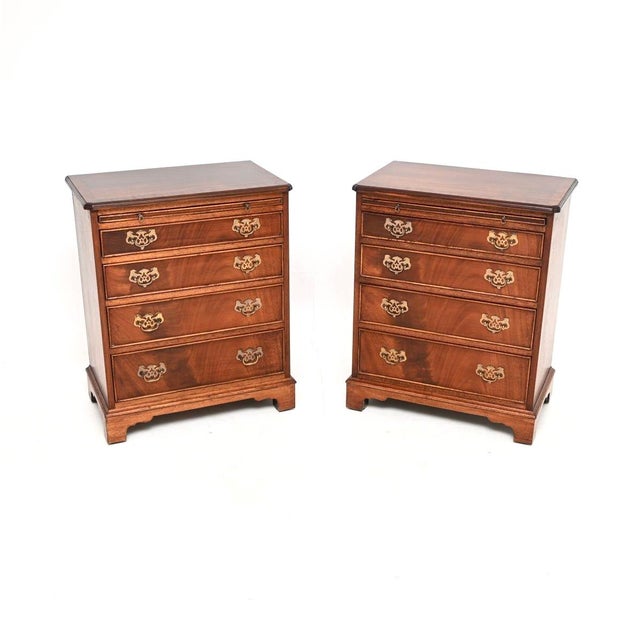 Mahogany Chests of Drawers, 1950, Set of 2 For Sale - Image 12 of 12