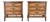 Mid-Century Modern Walnut Burl Nightstands by White Furniture, Usa For Sale