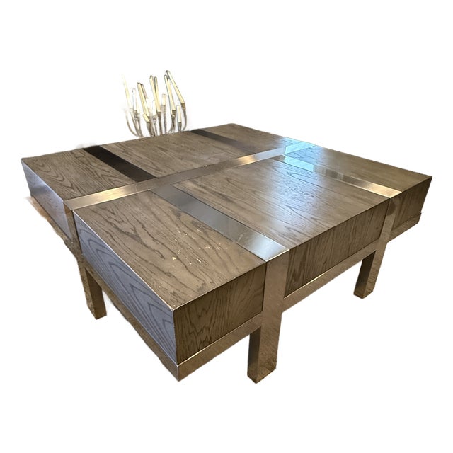 Bernhardt Leigh Square Coffee Table For Sale