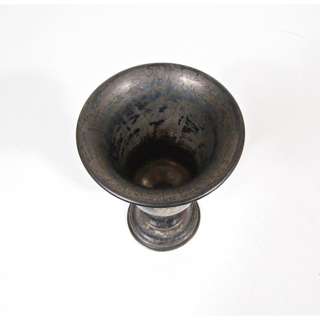 Antique Sterling Silver Kiddush Cup Goblet, Early 20th Century Judaica For Sale In Austin - Image 6 of 13