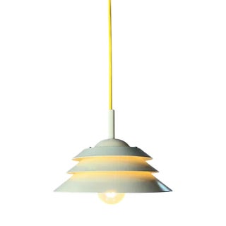 White Model 763 Hanging Lamp from Horn For Sale