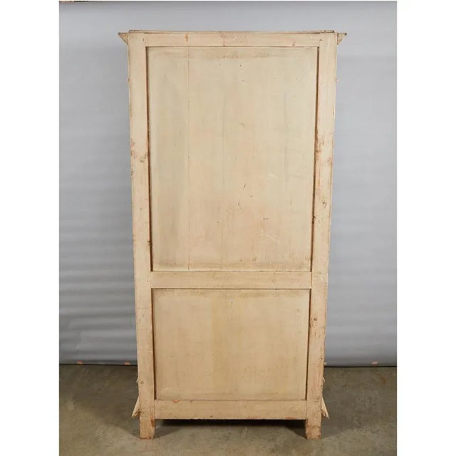 This Napoleon III Cabinet has many delightful hand crafted details including painted panels and carved decorative garlands...