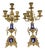 Gilt Bronze and Sèvres Porcelain Candleholders, Set of 2 For Sale