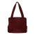 Vintage Red Suede Logo Small Tote For Sale
