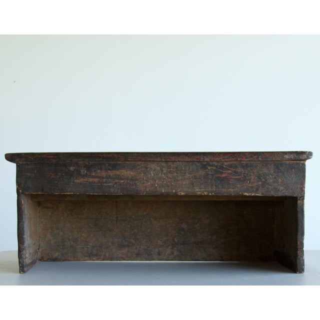 Antique Tibetan Altar Table or Bench With Drawer, 19th Century For Sale In Salt Lake City - Image 6 of 8