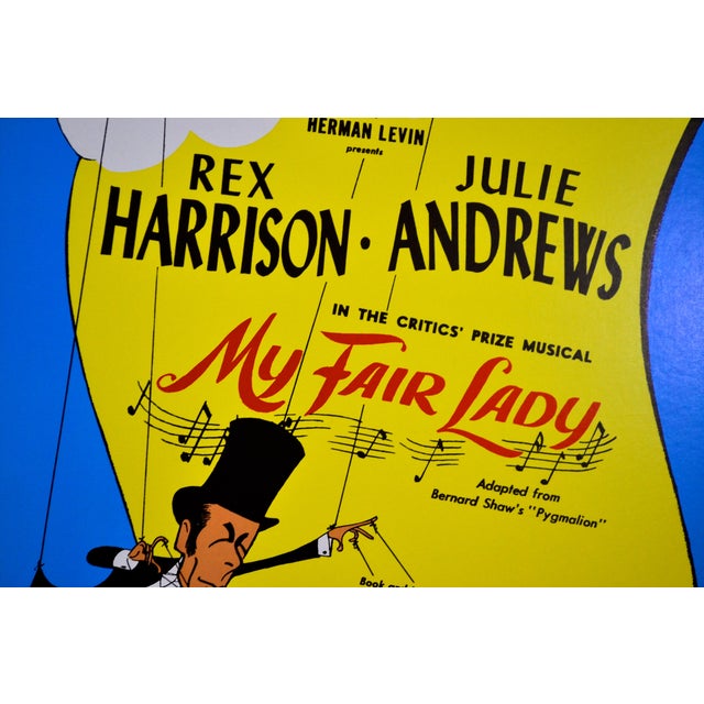 "My Fair Lady" Play Poster, Artwork by Hirschfeld Chairish