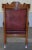 English Estate Oxblood Leather Throne Armchair, 1840s For Sale - Image 15 of 18