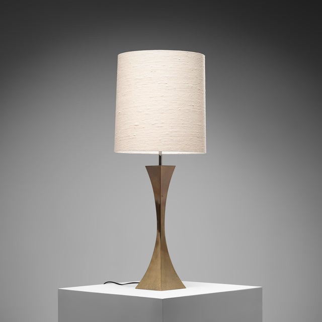 Nickel-Plated Brass Table Lamp by Grillo & Tonello for High Society, Italy, 1972 For Sale - Image 6 of 14