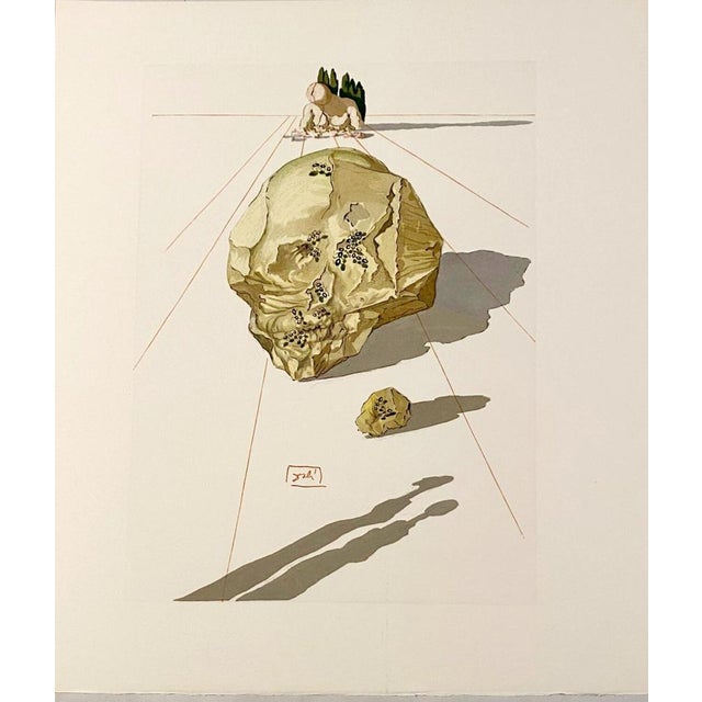 Salvador Dali The Divine Comedy - Hell 23 - The Torture of the Hypocrites, 1963 Color woodcut on Rives vellum Signed in...