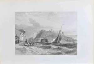Edward Francis Finden, Whitby, Etching, 1845