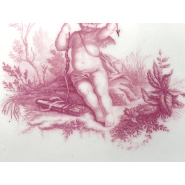 19th Century Pair of Antique Hand Painted Porcelain Minton John Mortlock Cherub Putti Bowls For Sale - Image 5 of 12