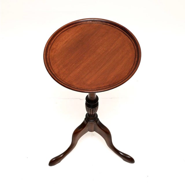 Antique Georgian Style Wine Table, 1900 For Sale - Image 3 of 6