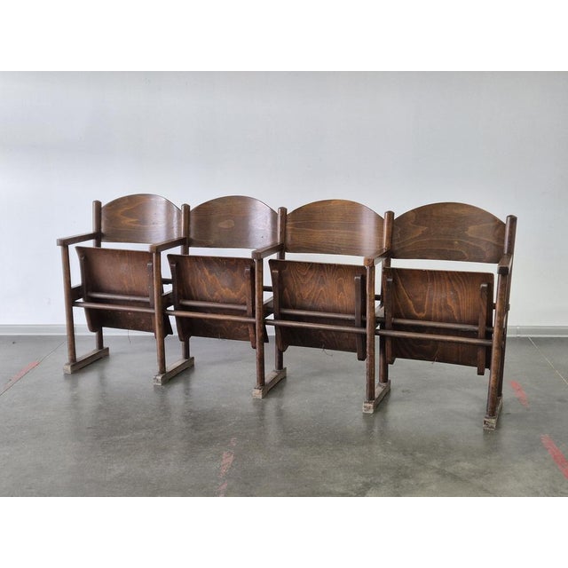 Vintage Cinema Bench, 1950s For Sale - Image 14 of 14