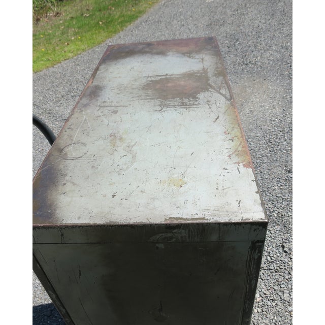 Vintage Industrial Metal File Chairish