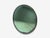 Modern, Space Age Wall Mirror, Green Convex Glass, Painted Wood, 21st C. For Sale - Image 4 of 8