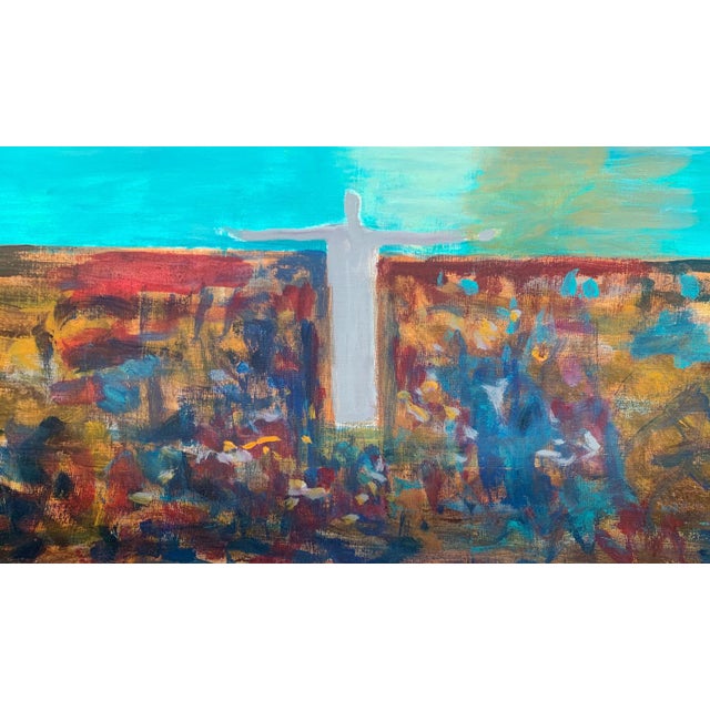 Iszchan Nazarian, Desire for Heaven, 2018, Acrylic For Sale - Image 6 of 7