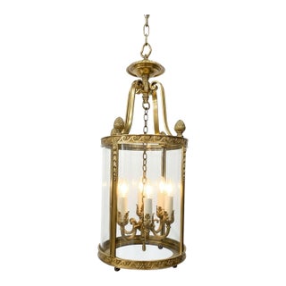 1900 Caldwell Bronze Lantern Neoclassical Design For Sale