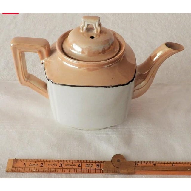 1920s Vintage Made in Japan Lusterware Floral Teapot Taisho Showa Periods 1913-1941 Japonisme For Sale - Image 5 of 9
