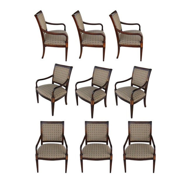 Traditional Hickory Furniture Dining or Side Armchair For Sale - Image 9 of 11