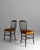 1880s French Napoleon III Chiavari Chairs In Ebonized Wood & Upholstery - A Pair For Sale - Image 18 of 18