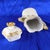 Late 18th Century White Bisque Vignaud Feres Chocolate Pot With Gold Trim and Two Cups - 5 pcs For Sale - Image 14 of 16
