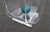 Glass Vintage Square Coffee Table in Acrylic with Marble and Glass, 1980s For Sale - Image 7 of 16