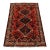 Shiraz Rug 3’5” X 4’11” Red Wool Vintage Tribal Hand-Knotted Oriental Carpet For Sale