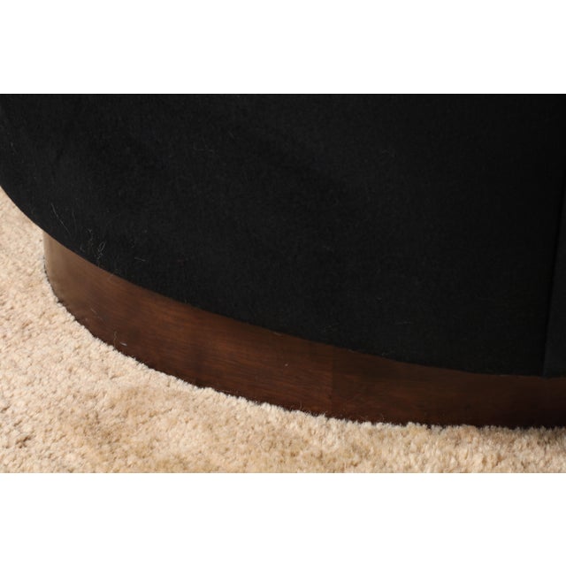 Vladimir Kagan for Directional Serpentine Cloud Sofa in Black Cashmere, 1970s For Sale - Image 10 of 10
