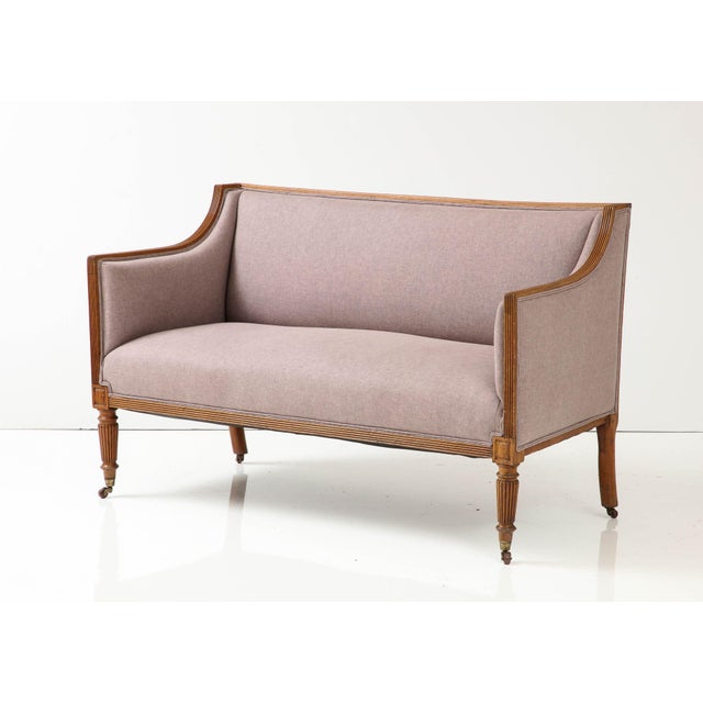 Wood English Regency Tightback Loveseat or Settee, 1820s For Sale - Image 7 of 12