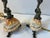 Vintage Art Nouveau Bronze Figural and Shell Lamps- A Pair For Sale - Image 4 of 9