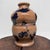 Vintage Dark Blue Glazed Ceramic Vase, Italy, 1990s For Sale - Image 12 of 17
