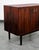 Wood Mid Century Modern Compact Credenza Cabinet Entry 2 Door Rosewood MCM Vintage For Sale - Image 7 of 11