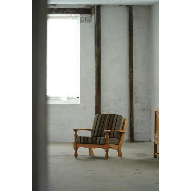 Mid-Century Modern Danish Oak Lounge Chairs by Henning Kjærnulf, 1950s, Set of 2 For Sale - Image 12 of 18