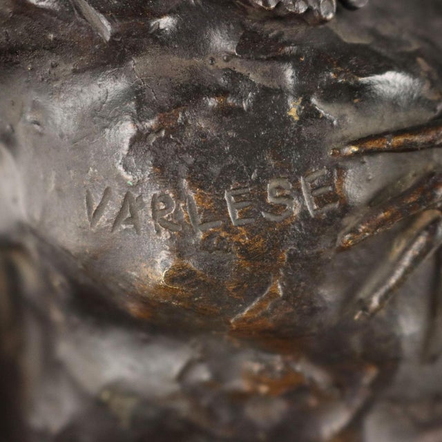 Fisherman Figure by Giovanni Varlese For Sale - Image 8 of 9