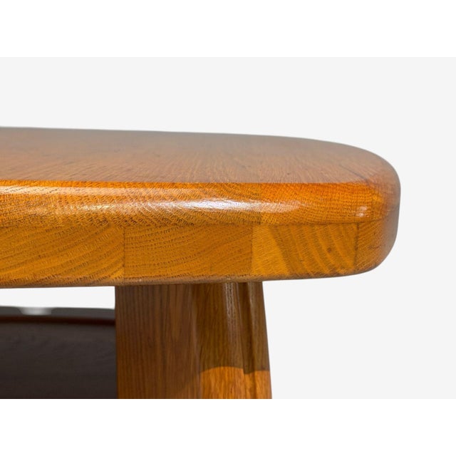 Dutch Modern, Brutalist Coffee Table, Oak, Netherlands, 1970s For Sale In New York - Image 6 of 9