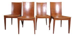 1970s Mid-Century Modern Set of Dining Chairs