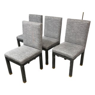 Mabley Handler for Kravet Design Dering Harbor Side Dining Chairs, Set of Four For Sale