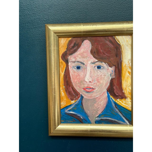Mid-Century Modern Harry Ericsaw, Annemarie, 1978, Oil on Canvas, Framed For Sale - Image 3 of 17