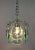 Glass Mid-Century Modern Italian Chromed Metal and Thick Glass Ceiling Lamp from Veca, 1960s For Sale - Image 7 of 9