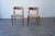 1960s Set of 6 Danish Modern Niels Otto Møller Rosewood Papercord Dining Chairs Models 57 & 77 For Sale - Image 9 of 17
