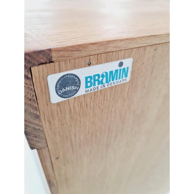 Wood Danish Oak Sideboard by H.W. Klein for Bramin, 1960s For Sale - Image 7 of 11