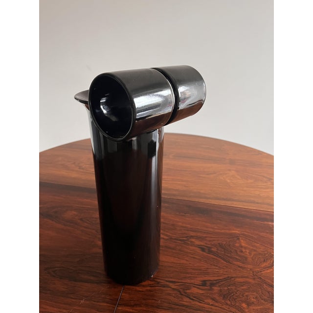 Enzo Bioli Black Ceramic Vase for Il Picchio, Italy, 1970s White ceramic vase designed by Enzo Bioli (b. 1932) for the...