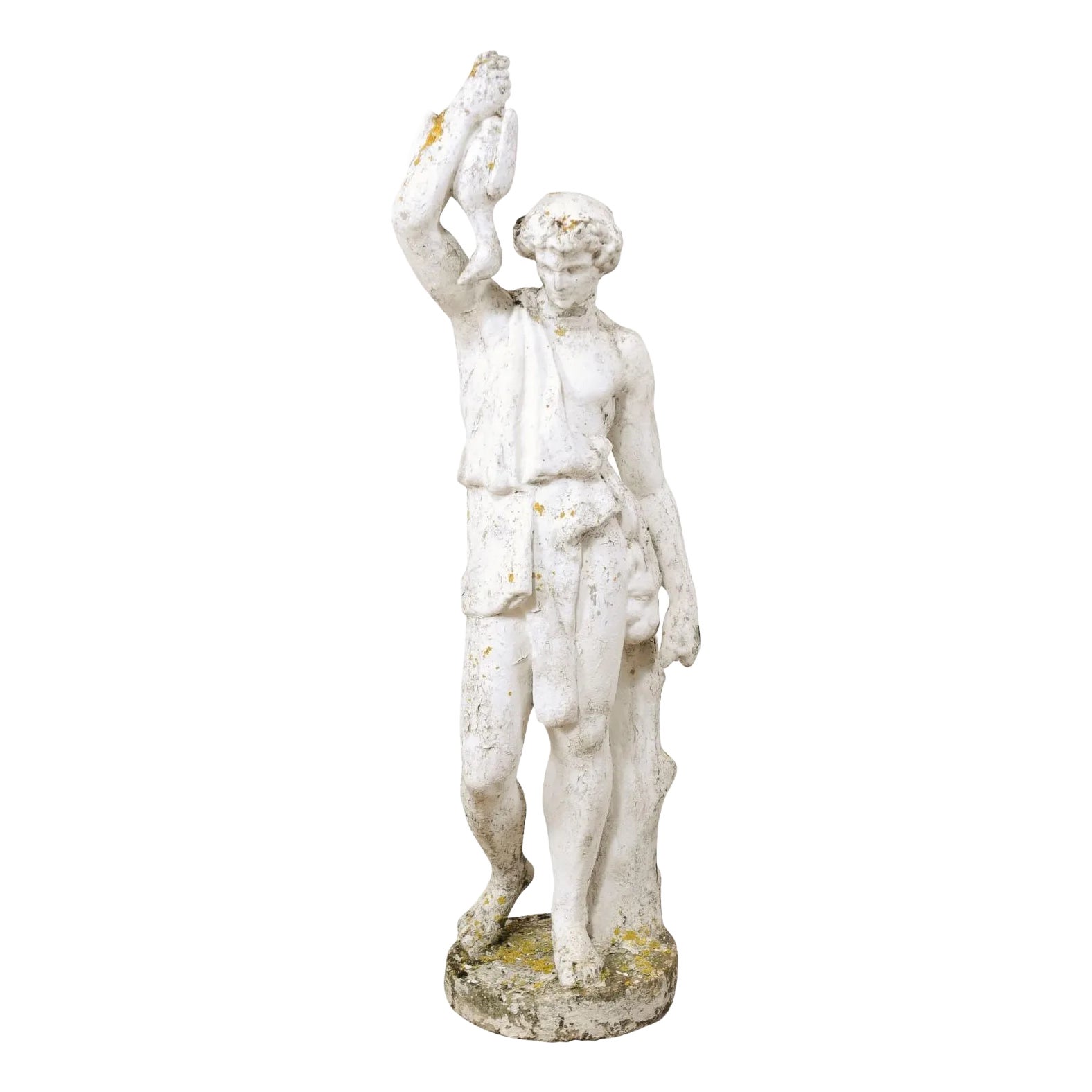 Early 20th Century Tall Classical French Garden Sculpture | Chairish