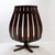 Brown Vintage Swivel Lounge Chair by Hans Brattrud for Hove Möbler, 1970 For Sale - Image 8 of 16